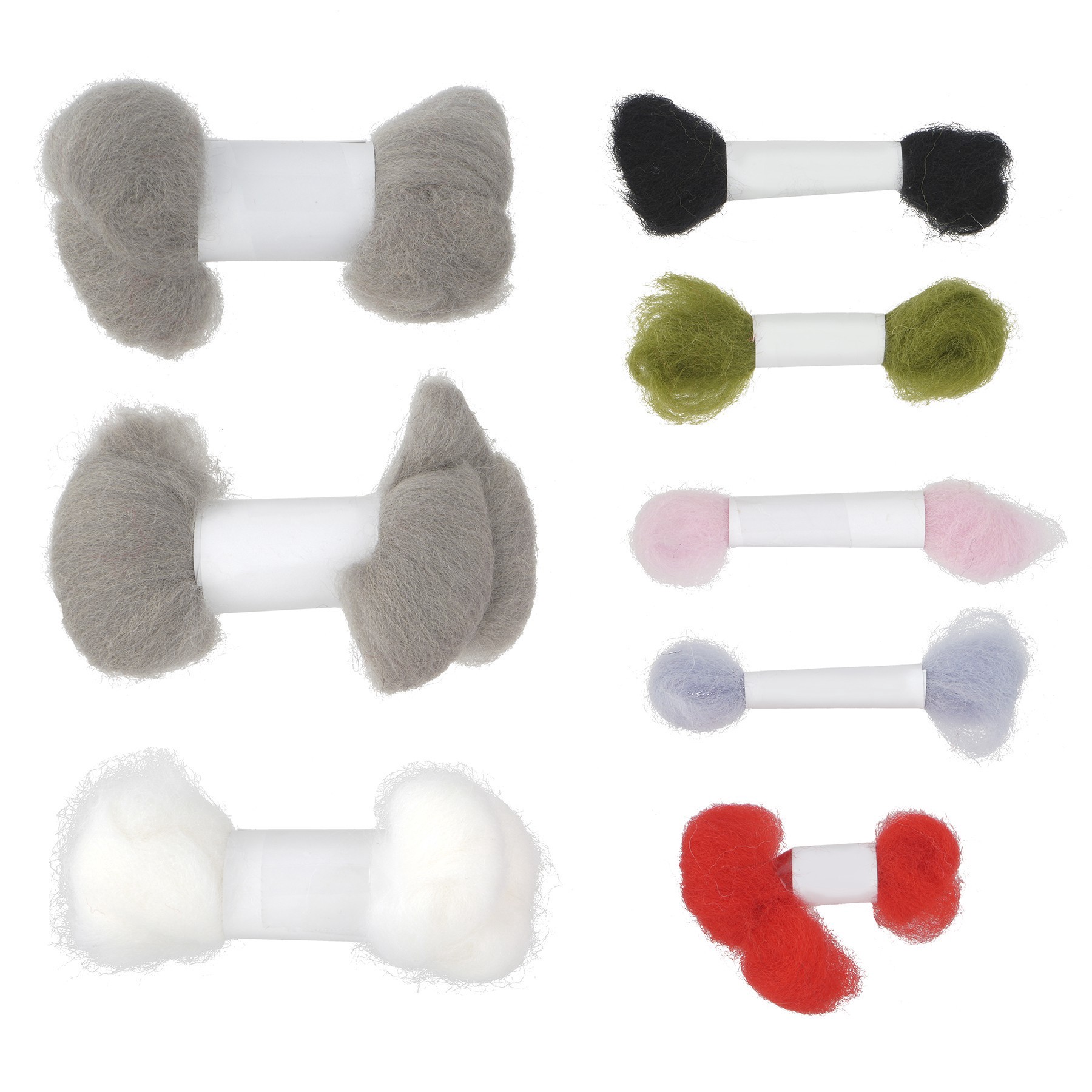 slide 3 of 4, Bunny Felting Kit By Loops & Threads, 3 in