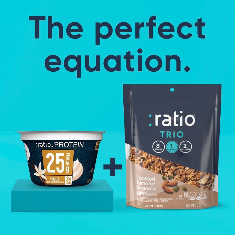slide 3 of 7, :ratio Protein Vanilla Greek Yogurt - 21.2oz/4pk, 4 ct; 21.2 oz