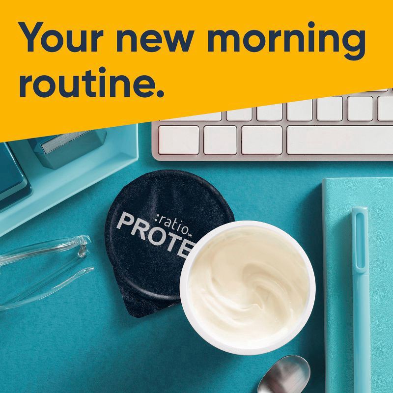 slide 4 of 7, :ratio Protein Vanilla Greek Yogurt - 21.2oz/4pk, 4 ct; 21.2 oz