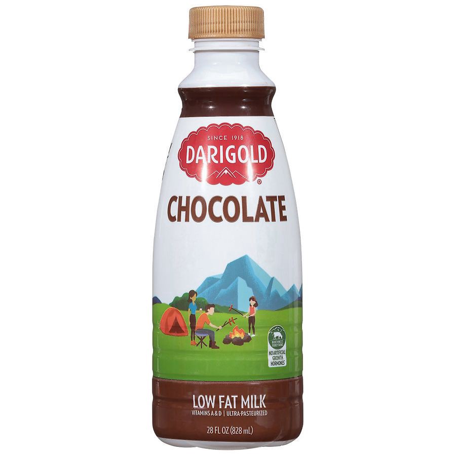 slide 1 of 1, Darigold Low Fat Chocolate Milk 28 fl oz, 28 fl oz