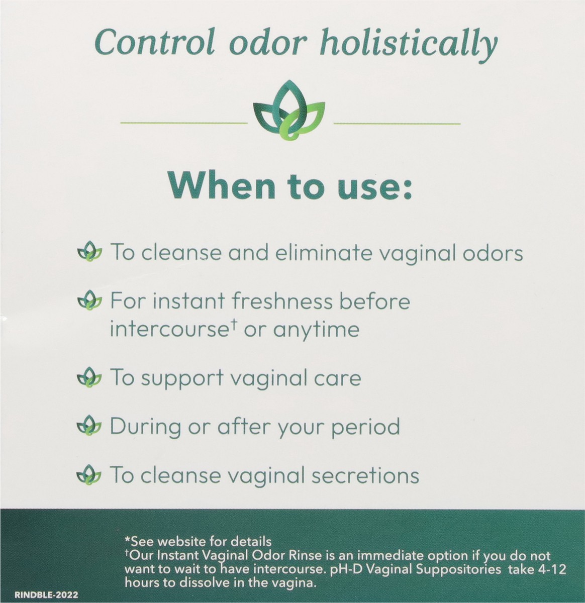 slide 9 of 12, pH-D Feminine Health Boric Acid Instant Vaginal Odor Rinse Value Pack 6 fl oz, 6 fl oz