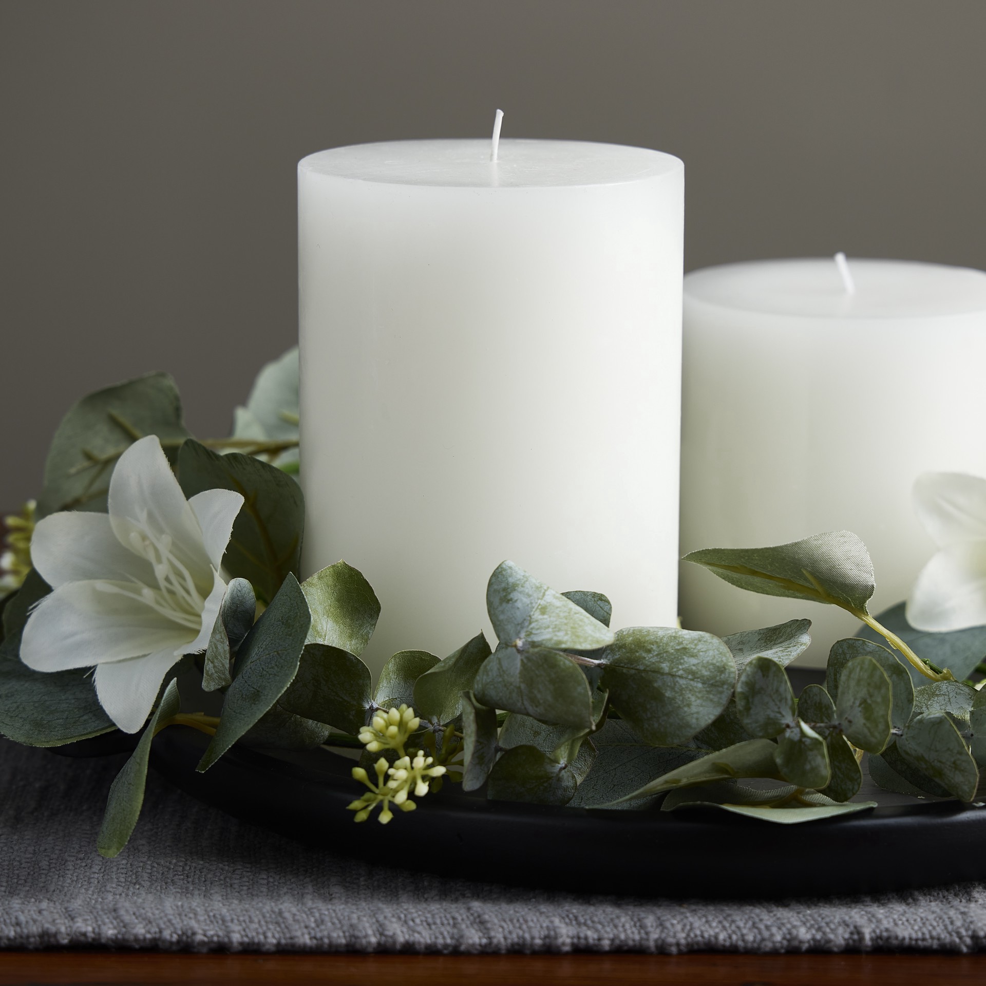 slide 2 of 4, 4" X 6" White Pillar Candle By Ashland, 4 in x 6 in