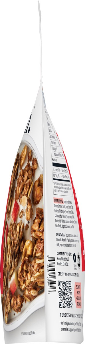 slide 8 of 9, Purely Elizabeth Apple Walnut Grain-Free Keto Granola Clusters, 8 oz