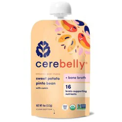 Cerebelly Organic Sweet Potato Chicken Broth with Pinto Bean and Cumin - 4 oz