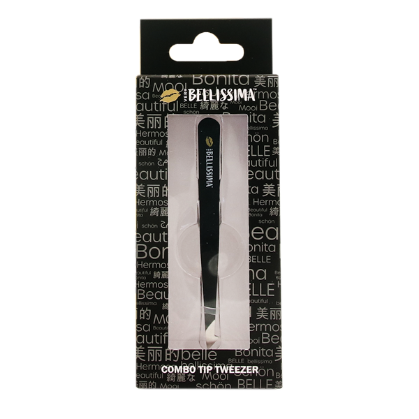 slide 1 of 1, Bellissima Combo Tip Tweezer, 1 ct