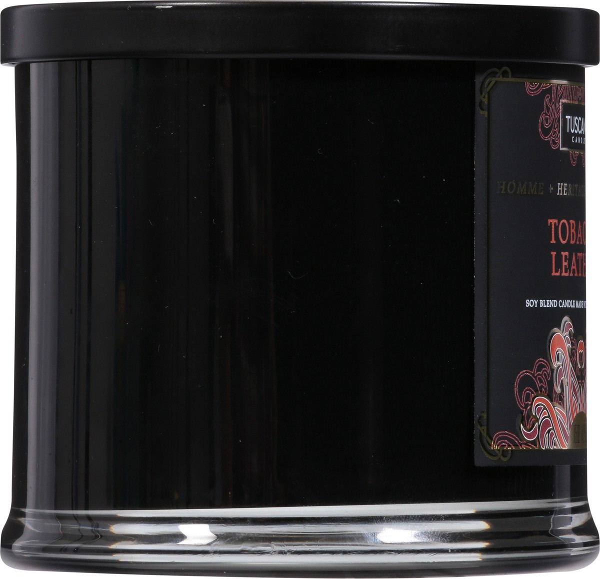 slide 7 of 9, Tuscany Candle Homme + Heritage Collection Soy Candle, Tobacco Leather, 15 oz