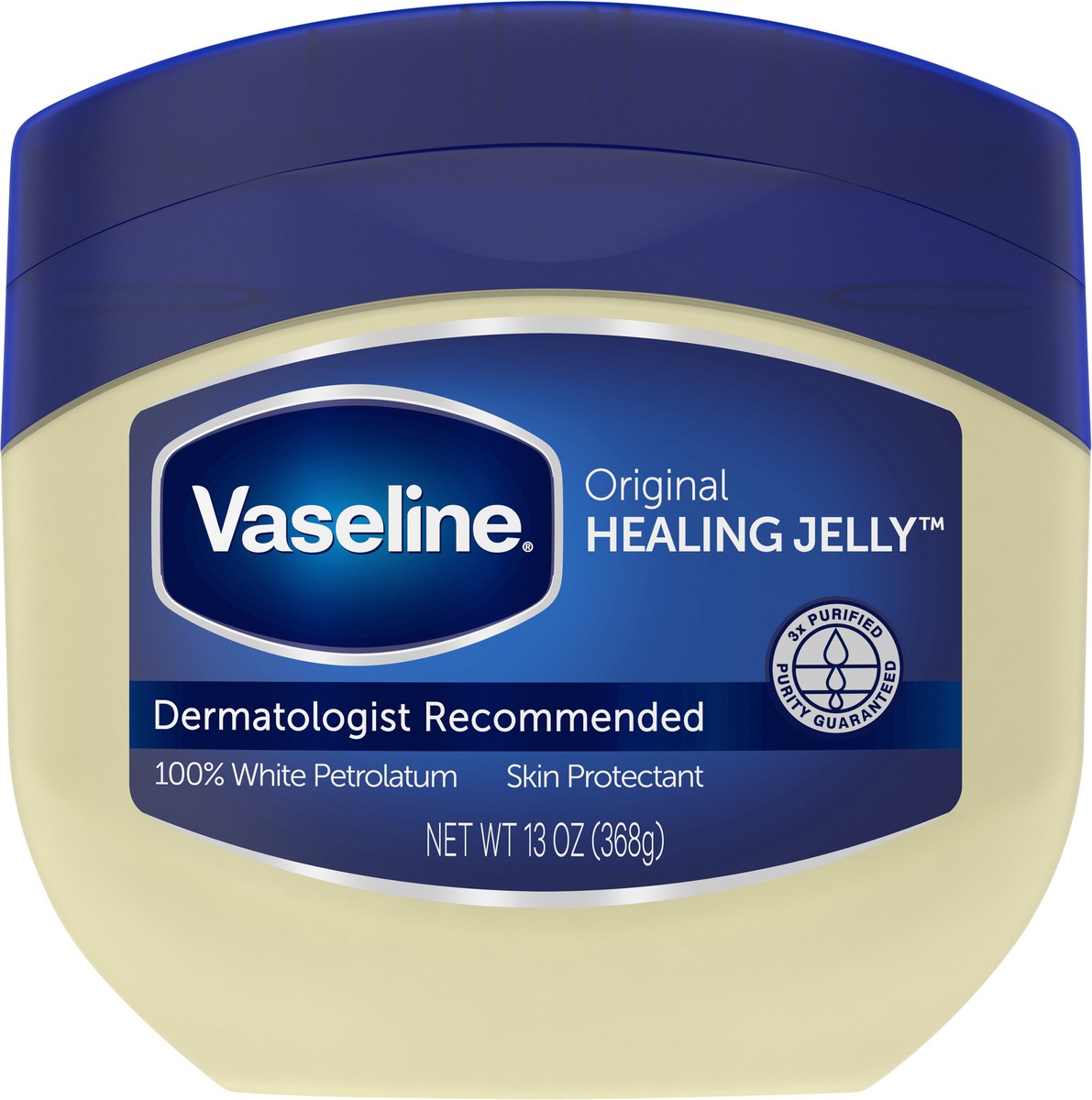 slide 2 of 3, Vaseline Healing Jelly Original White Petroleum Jelly Protectant, 13 oz, 13 oz