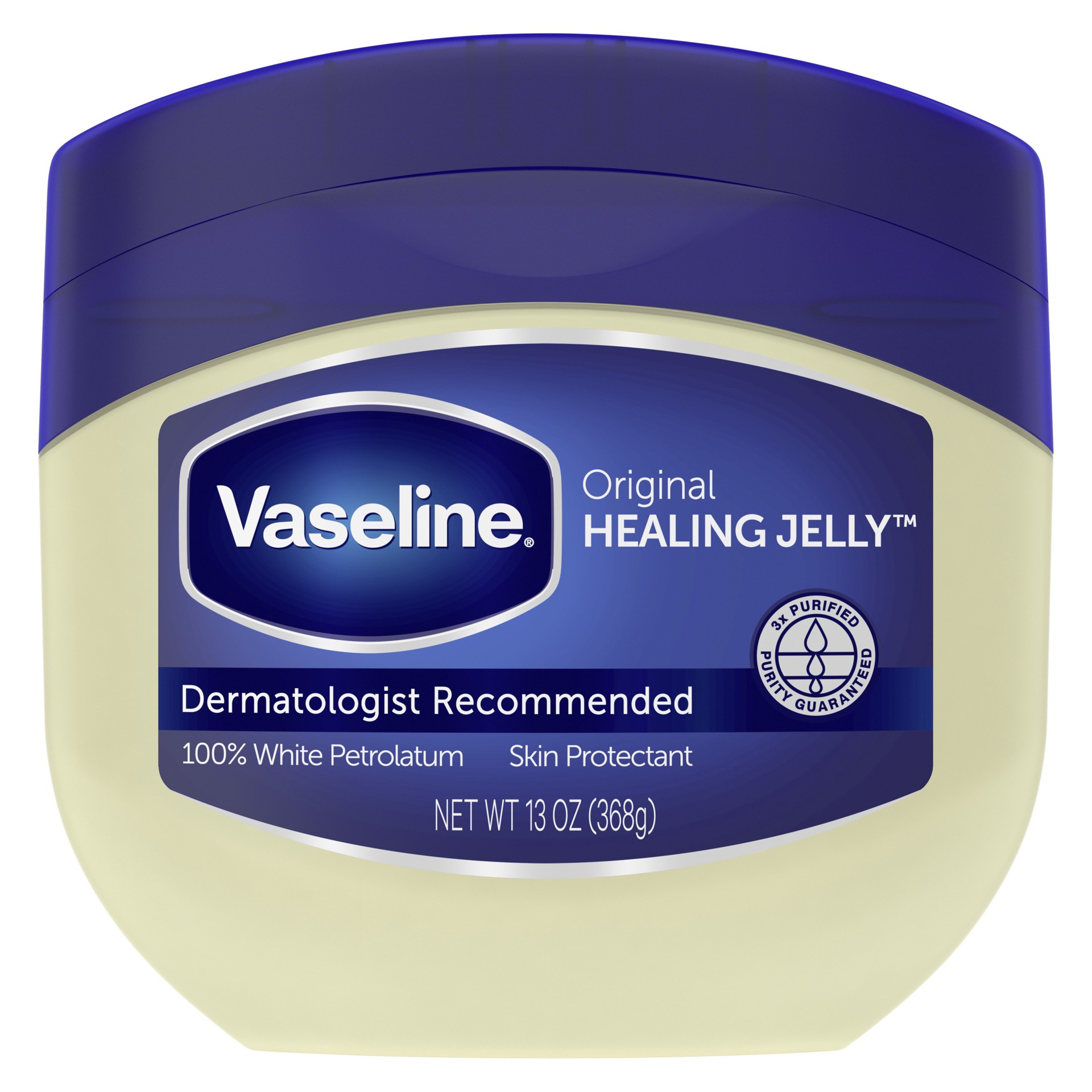 slide 1 of 3, Vaseline Healing Jelly Original White Petroleum Jelly Protectant, 13 oz, 13 oz