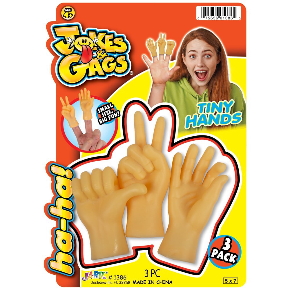 slide 1 of 1, JA-RU Tiny Hands, 3 ct