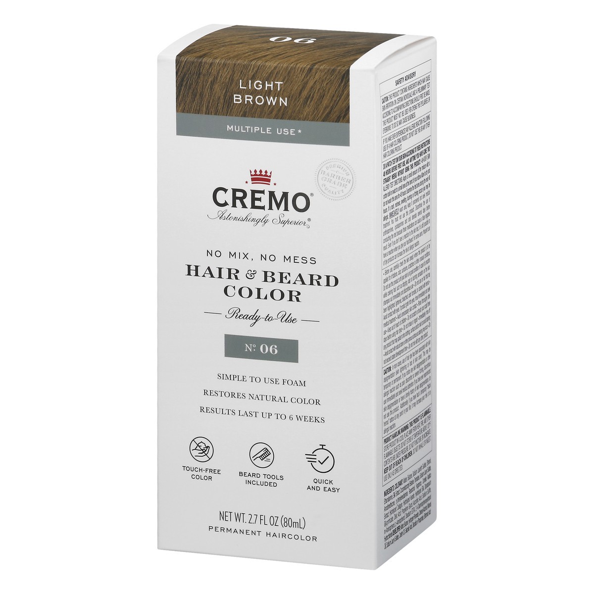 slide 3 of 9, Cremo Crmo Beard/Hair Colr, 3.2 oz