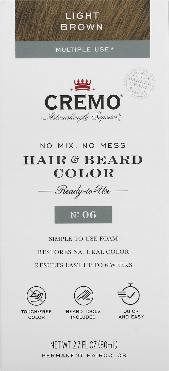 slide 6 of 9, Cremo Crmo Beard/Hair Colr, 3.2 oz