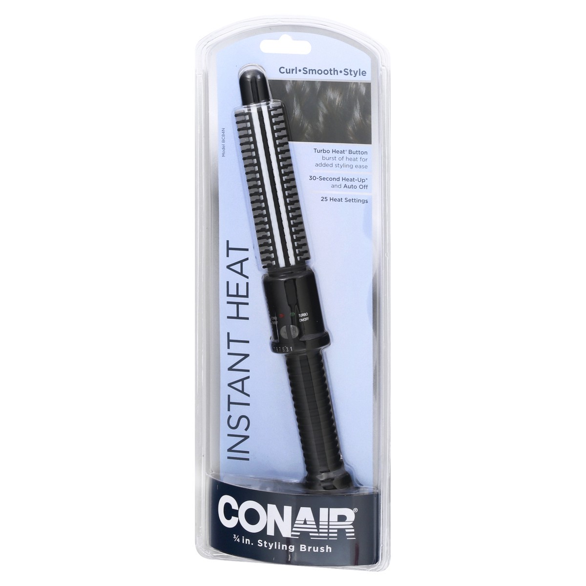 slide 3 of 9, Conair Hot Sticks Instant Heat 3/4" Hot Brush, 3/4 in