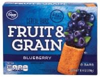 slide 1 of 1, Kroger Fruit & Grain Blueberry Cereal Bars, 8 ct