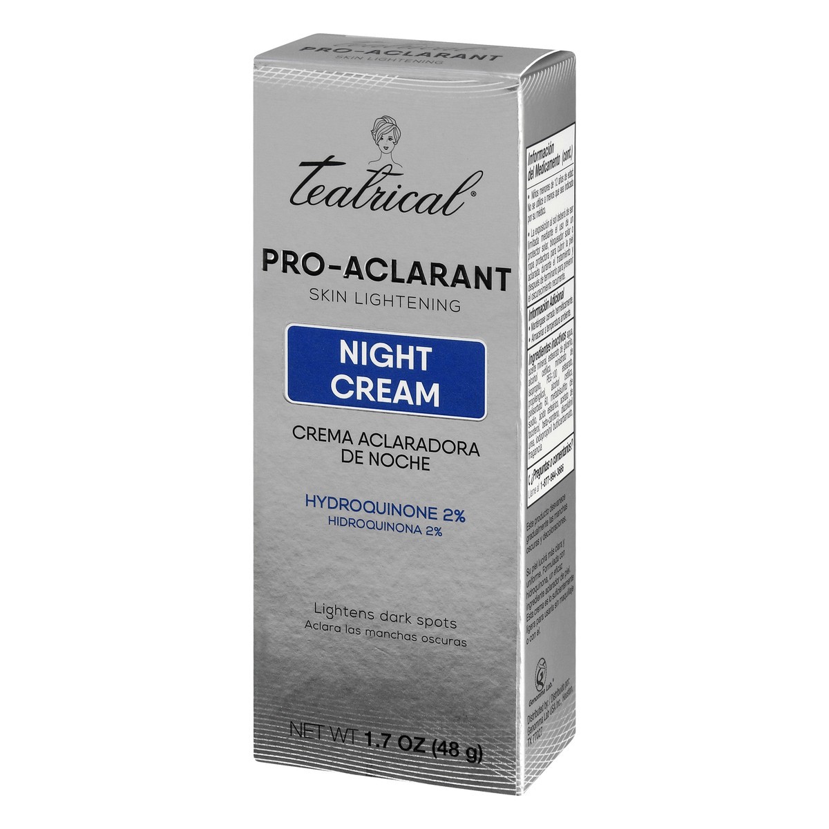 slide 8 of 12, teatrical Pro-Aclarant Night Cream 1.7 oz, 1.7 oz
