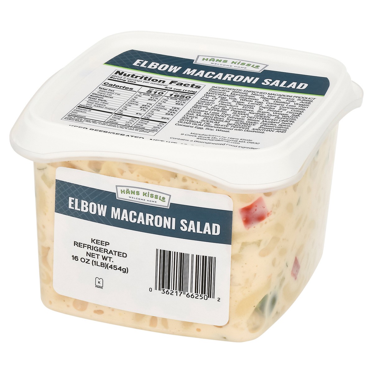 slide 9 of 9, Hans Kissle Elbow Macaroni Salad 16 oz, 16 oz