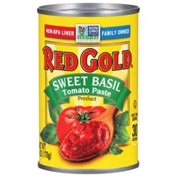 Red Gold Sweet Basil Tomato Paste 6 oz