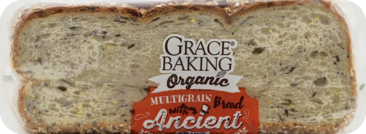 slide 4 of 5, Grace Baking Organic Multigrain Bread with Ancient Grains 17.6 oz, 17.6 oz