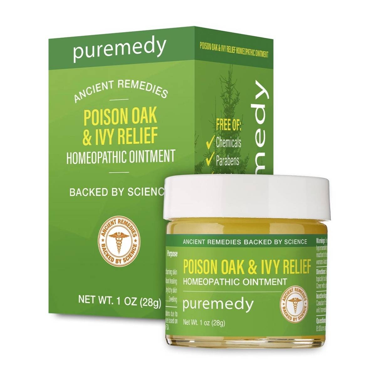 slide 1 of 1, Puremedy Poison Oak & Ivy Relief Salve, 1 oz