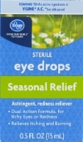 slide 1 of 1, Kroger Seasonal Relief Eye Drops, 0.5 fl oz