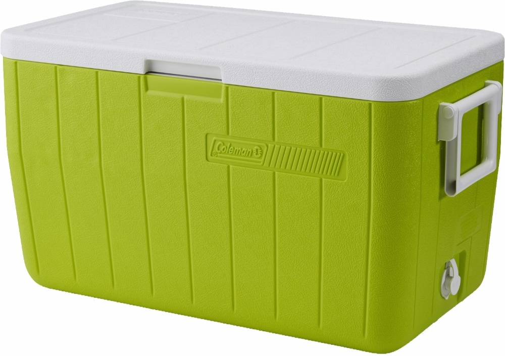 slide 1 of 1, Coleman Performance Cooler - Green, 48 qt