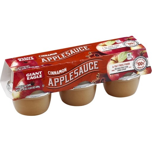Giant Eagle Applesauce, Cinnamon 24 oz Shipt