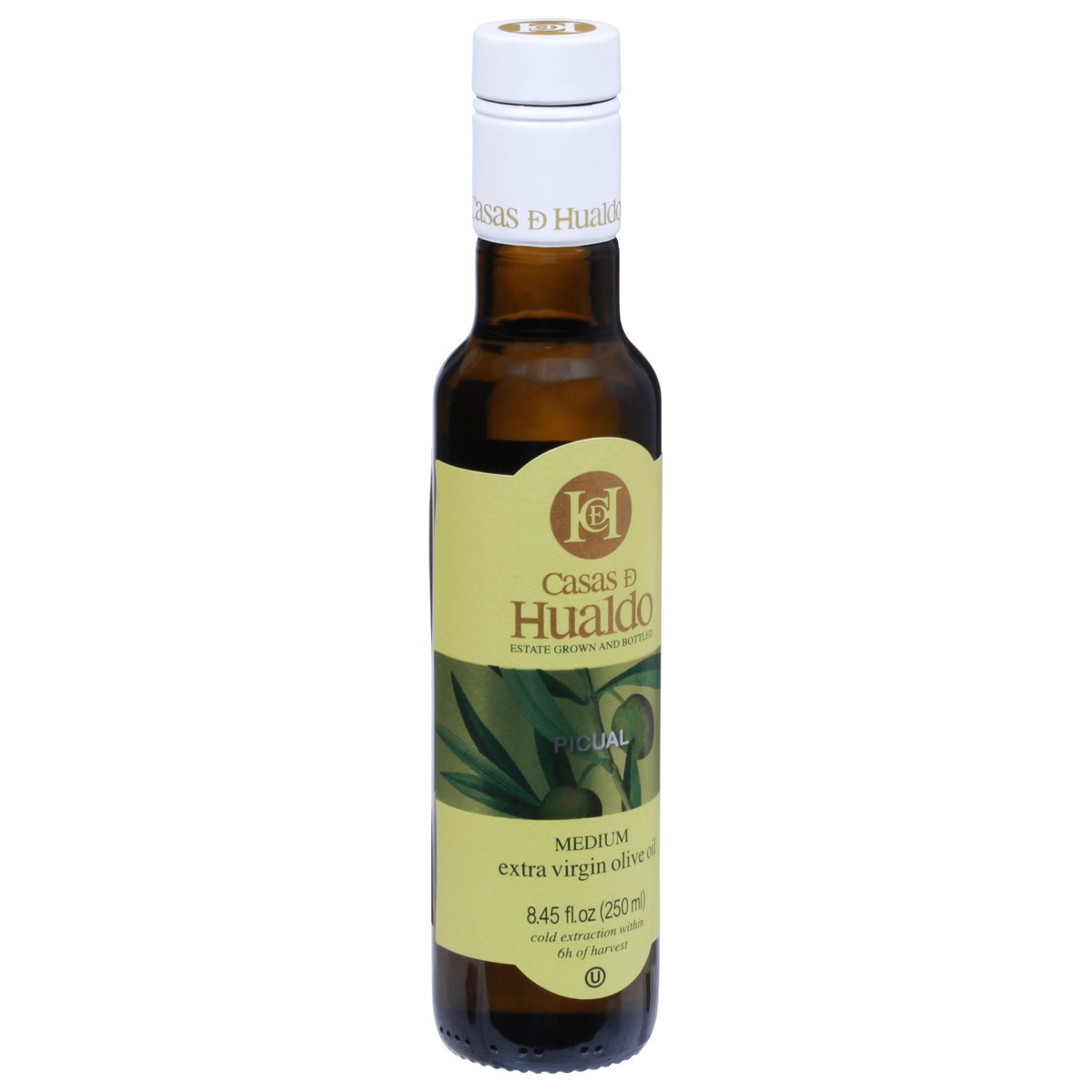 slide 8 of 10, Casas de Hualdo Medium Picual Extra Virgin Olive Oil 8.45 fl oz, 8.45 fl oz
