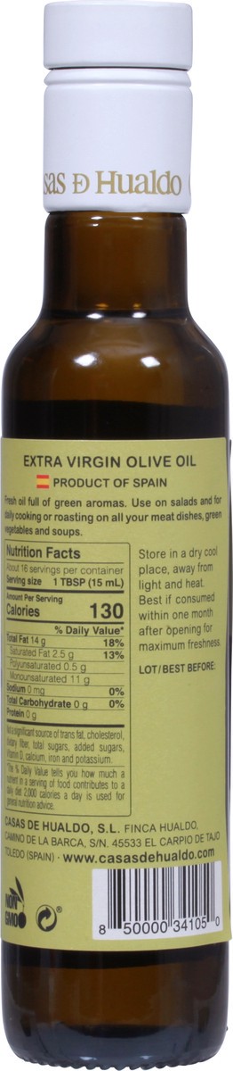 slide 2 of 10, Casas de Hualdo Medium Picual Extra Virgin Olive Oil 8.45 fl oz, 8.45 fl oz