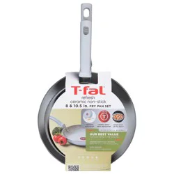 T-fal Refresh Ceramic Non Stick Fry Pan Set 1 ea