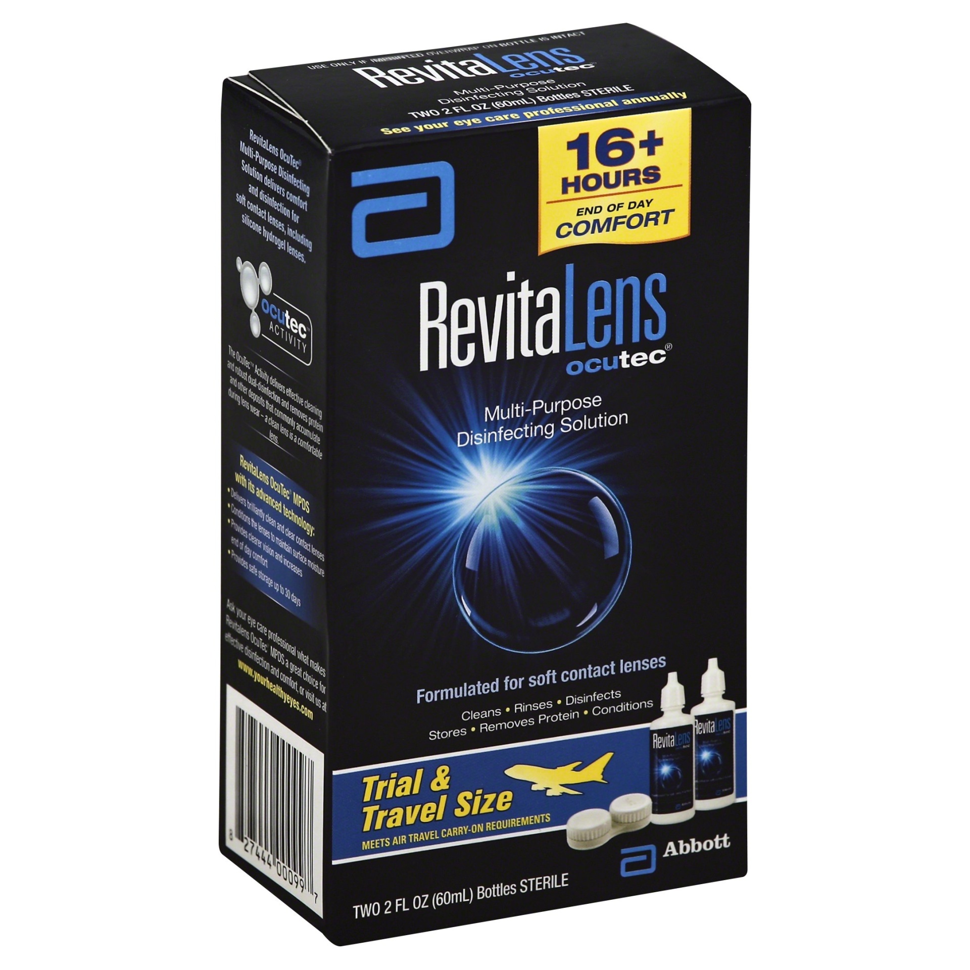 slide 1 of 1, RevitaLens Multi-Purpose Disinfecting Contact Solution, 4 oz