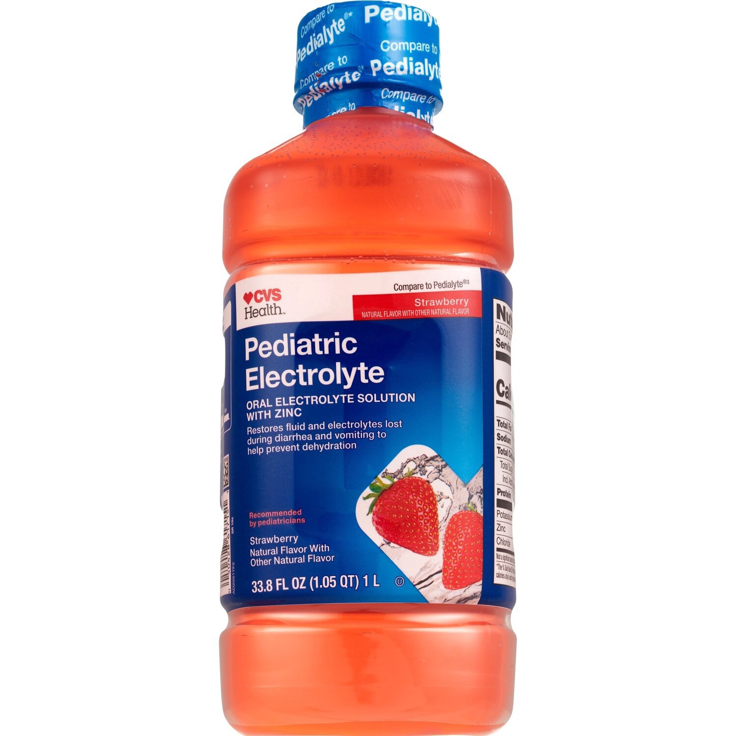 slide 1 of 1, CVS Health Pediatric Electrolyte Strawberry Solution, 1 oz