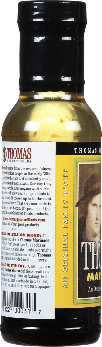 slide 7 of 13, Thomas Gourmet Foods Marinade 12 fl oz, 12 oz
