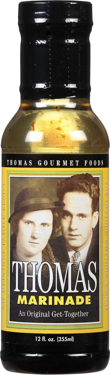 slide 10 of 13, Thomas Gourmet Foods Marinade 12 fl oz, 12 oz