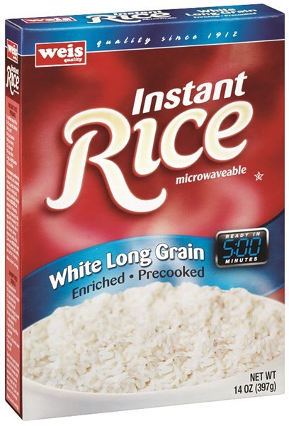 slide 1 of 6, Weis Quality White Long Grain Instant Rice, 14 oz