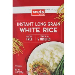 Weis Quality White Long Grain Instant Rice