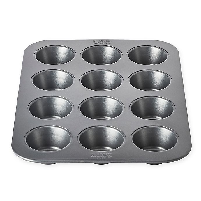 slide 1 of 1, Chicago Metallic 12-Cup Nonstick Muffin Pan with Armor-Glide Coating, 1 ct