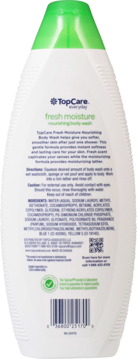 slide 3 of 9, Topcare Everyday Fresh Moisture Nourishing Body Wash 24 fl oz, 24 fl oz