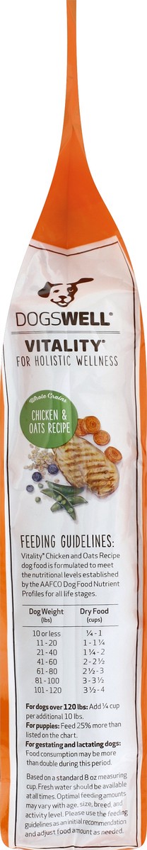 slide 4 of 6, Dogswell Chicken Oats Recipe Vitality Dog Food, 4 lb