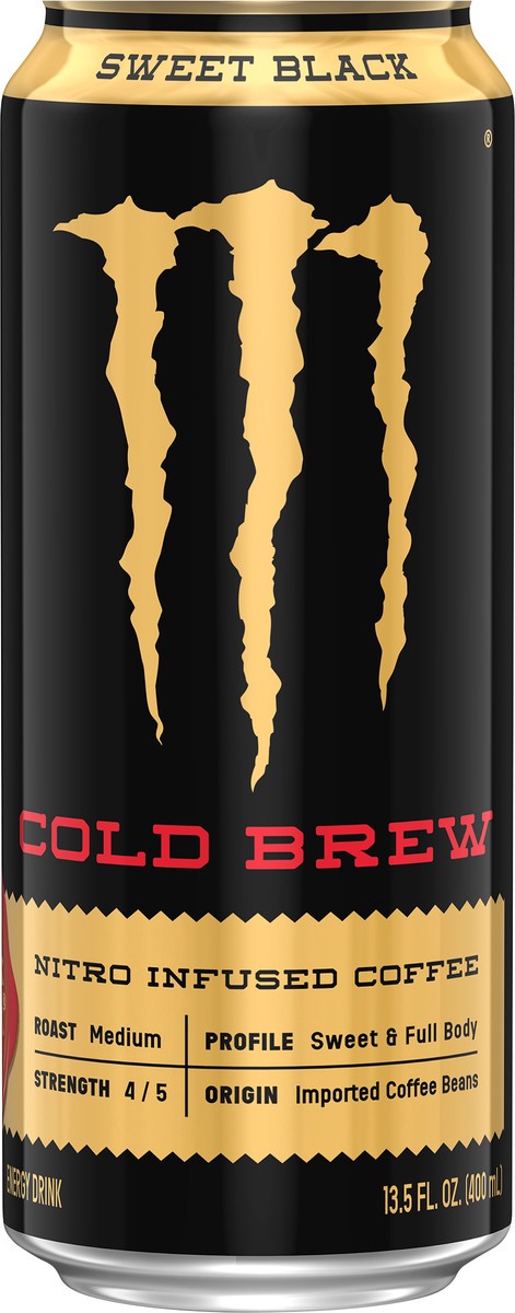 slide 2 of 2, Monster Cold Brew Sweet Black Energy Drink 13.5 fl oz, 13.5 fl oz