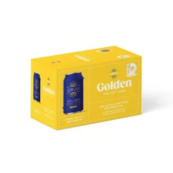 Gruvi Non-Alcoholic Craft Brew Golden Lager - 6 x 12 fl oz Cans