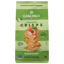 Casa Milo Italian Rosemary Crisps 5.3 oz
