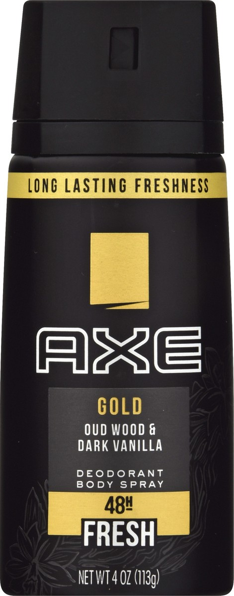 slide 7 of 9, AXE Body Spray for Men Gold, 4 oz, 4 oz