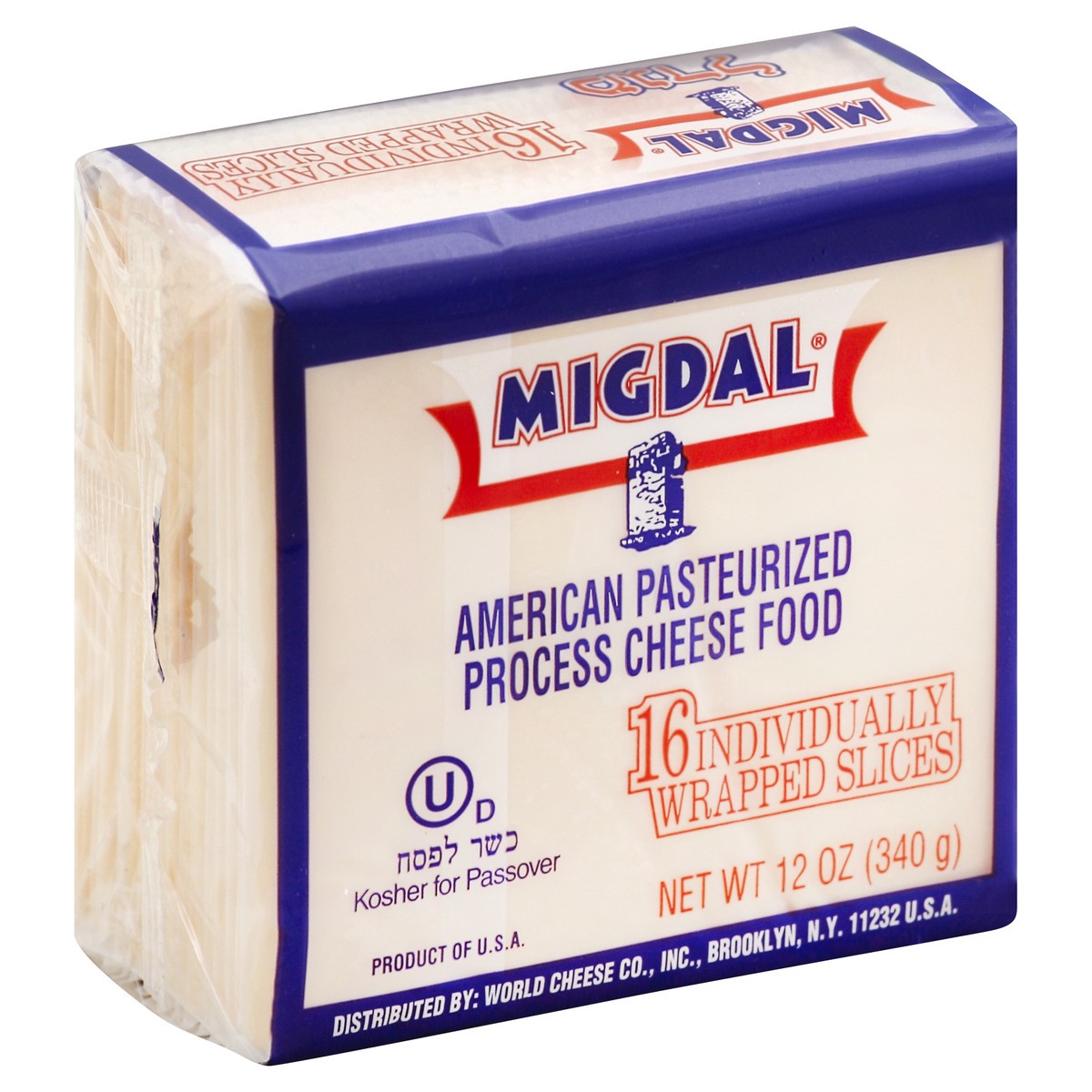 slide 2 of 5, Migdal Cheese Food 16 ea, 16 ct