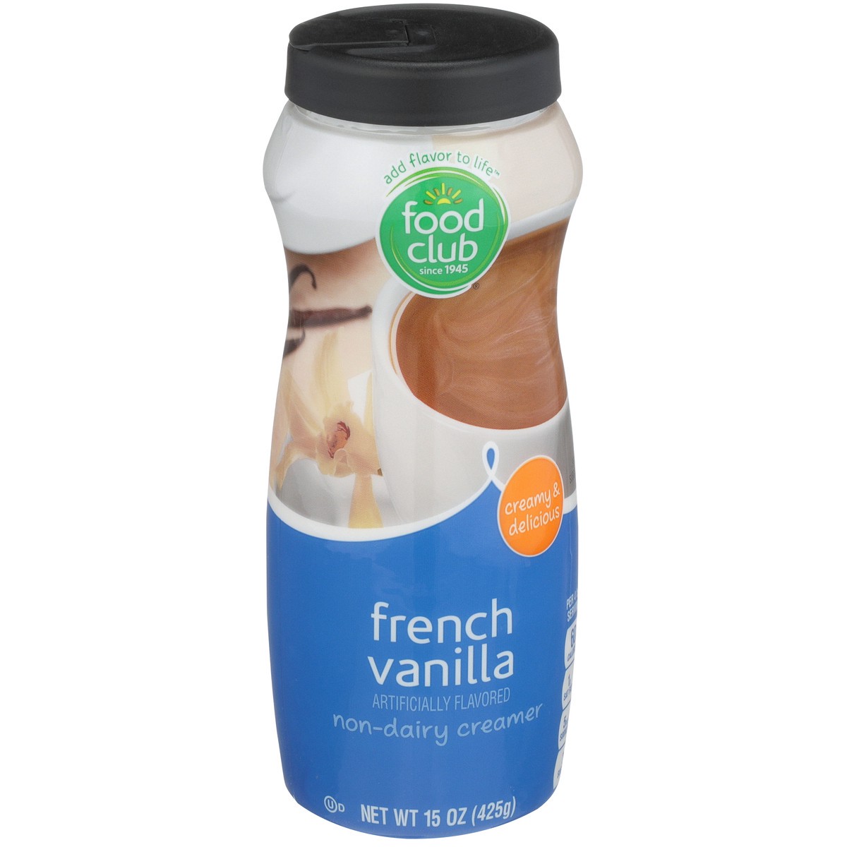 slide 2 of 9, Food Club French Vanilla Non-dairy Creamer, 1 ct