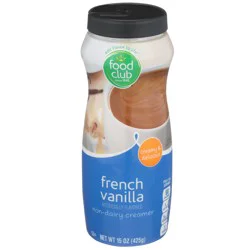 Food Club French Vanilla Non-dairy Creamer