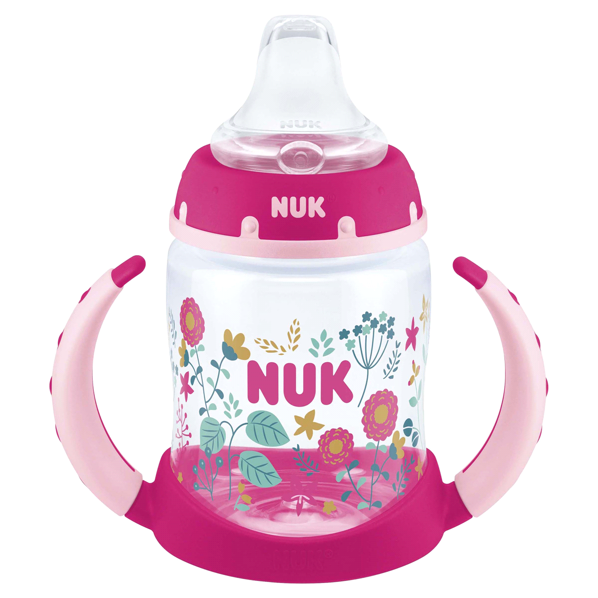 slide 1 of 1, NUK Learner Cup - Pink, 5 oz