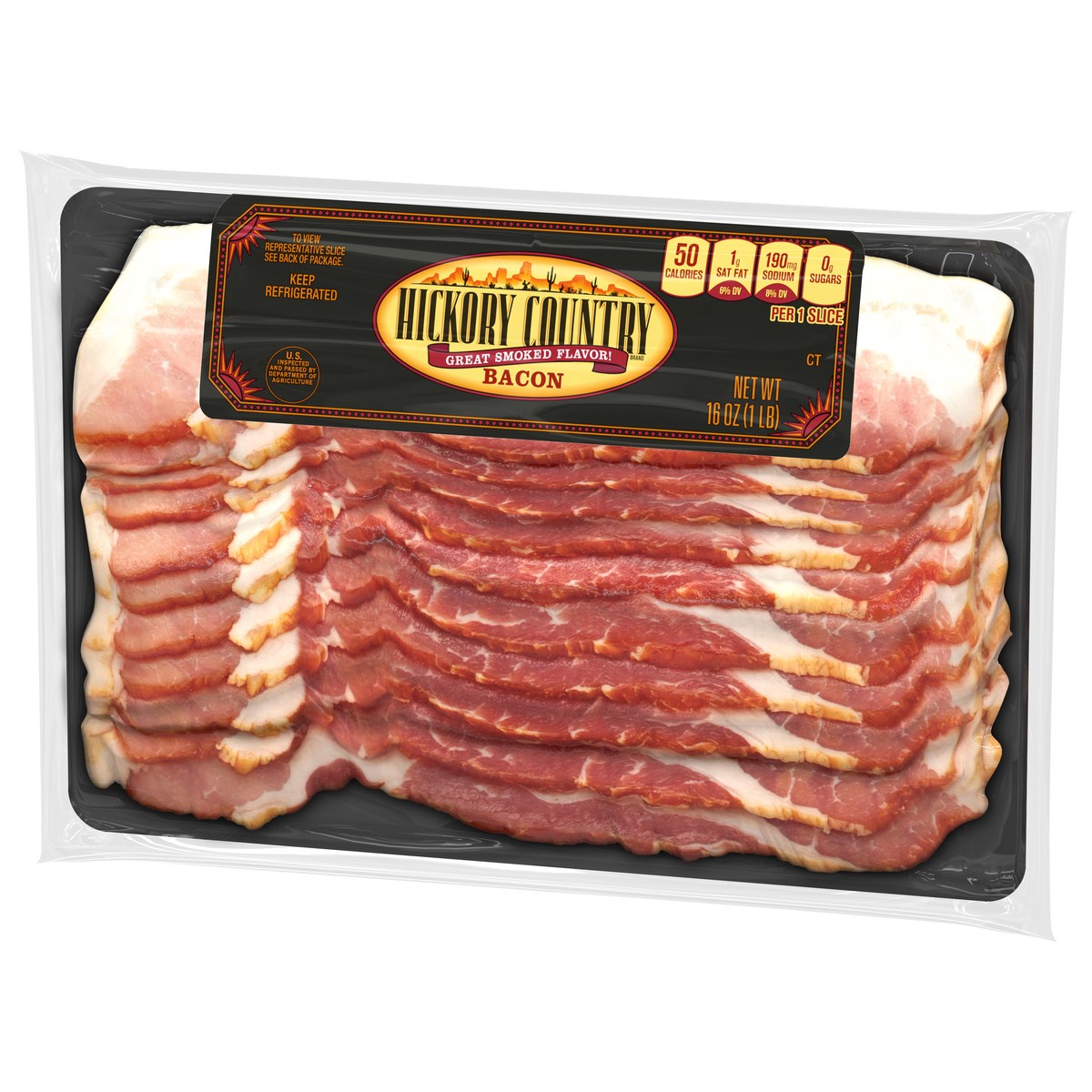 slide 10 of 11, Hickory Country Smoked Bacon, 16 oz Pack, 1 lb