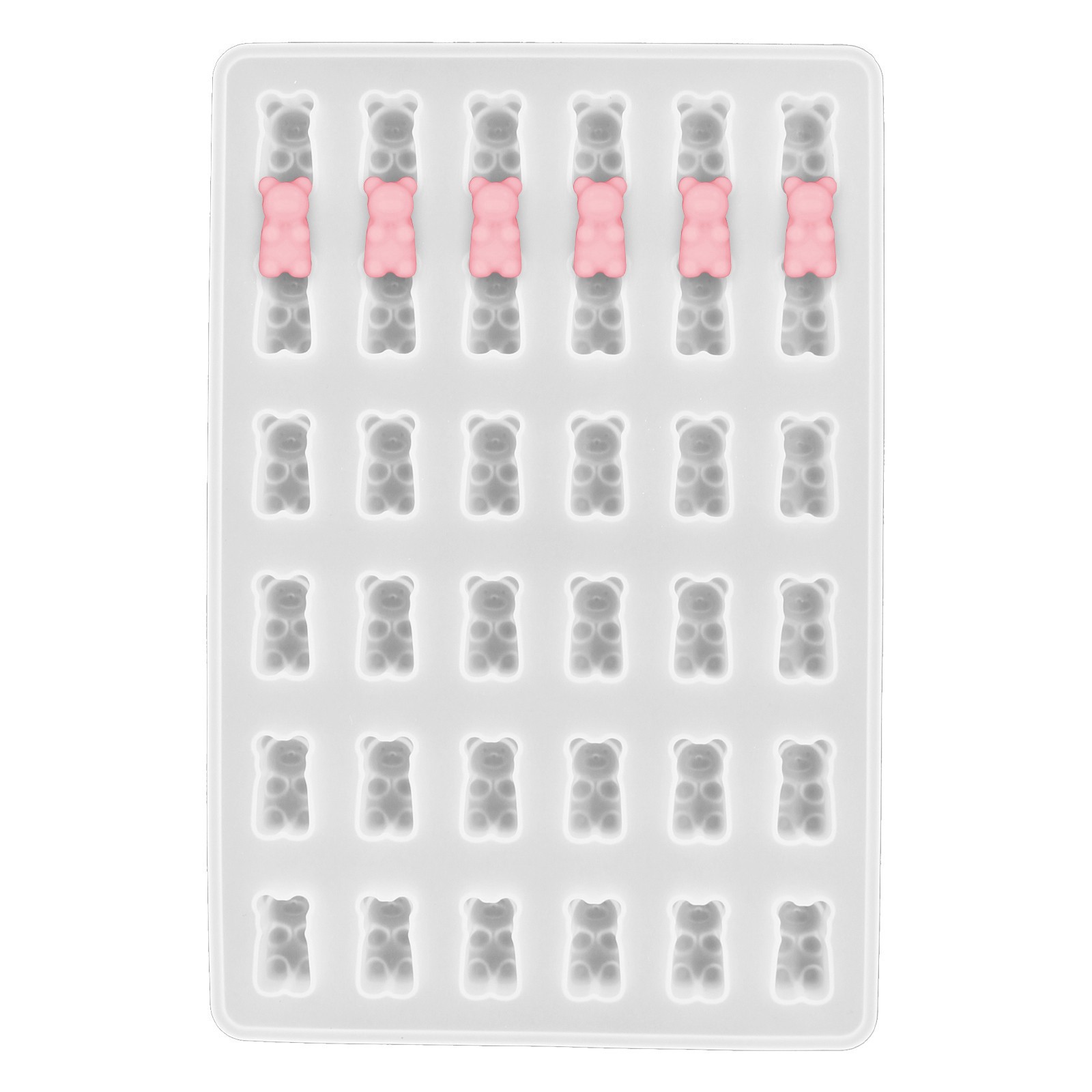 slide 2 of 3, Gummy Bear Silicone Wax Melt Mold By Make Market, 22.86cm x 15.24cm