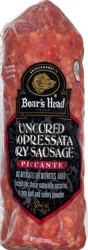 Boar's Head Uncured Sopressata Dry Sausage Piccante