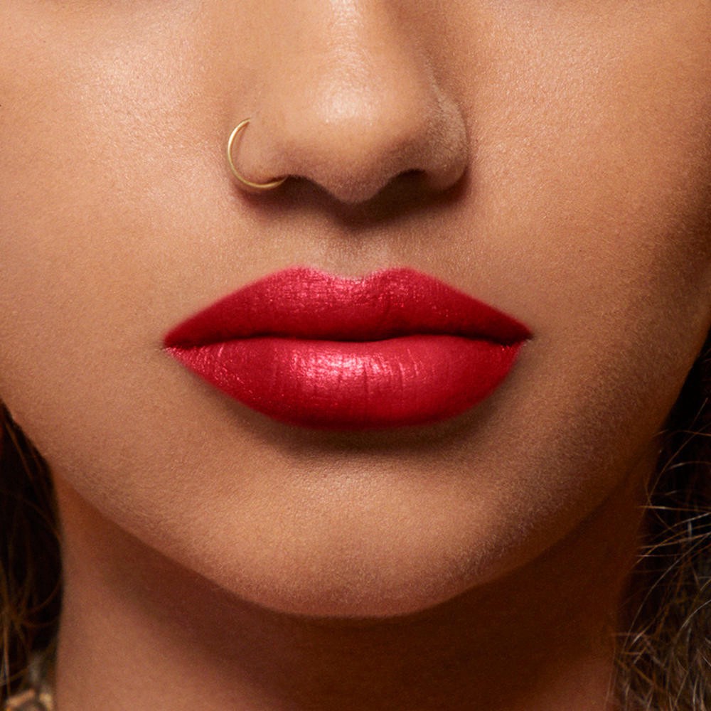 slide 2 of 5, COTY RIMMEL LONDON Rimmel Lasting Finish Lipstick - Up to 8 Hours of Intense Lip Color with Color Protect Technology and Exclusive Black Diamond Complex - 500 Red-y?, .14oz, 0.14 oz