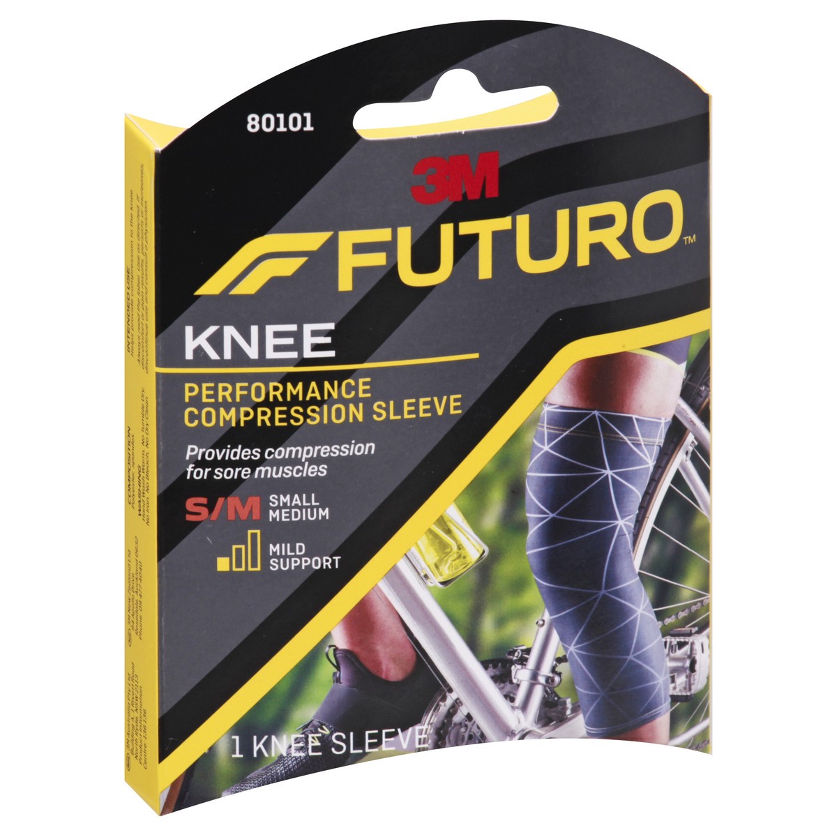slide 6 of 9, 3M Futuro Small Medium Mild Support Knee Sleeve 1 ea, 1 ct